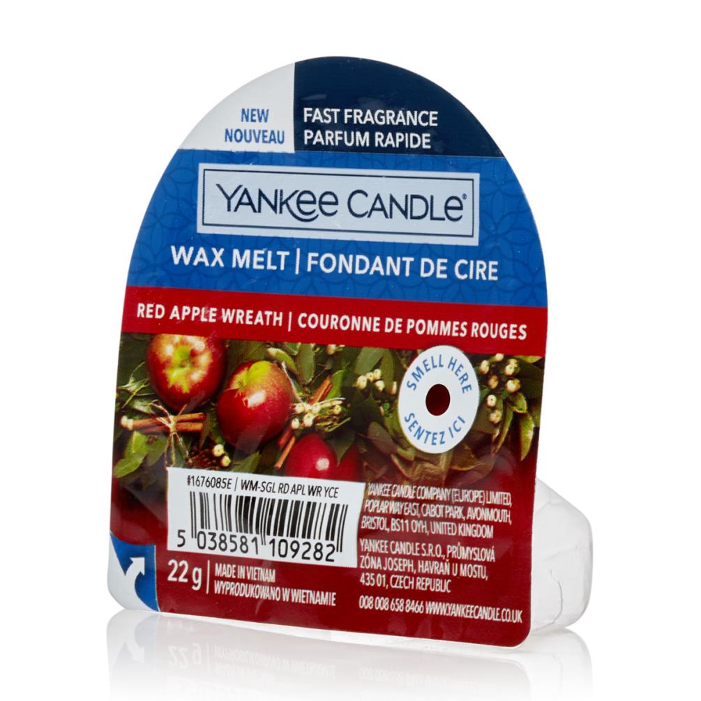 Yankee Candle Red Apple Wreath Wax Melt £1.19